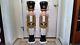 1 Pair Rare 40 Nutcracker Gold Jacket Lighted Christmas Blow Mold (last Pair)