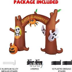 10.5 FT Length Halloween Inflatables, Scary Tree Archway, Halloween Blowups