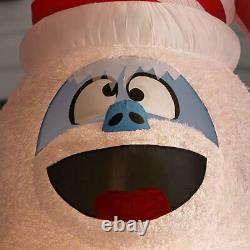 10.5 Ft GIANT BUMBLE THE ABOMINABLE Airblown Inflatable PLUSH WITH SUSPENDERS