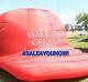 10 Foot X 15 Foot Trump Maga Inflatable Make America Great Again With Led Light