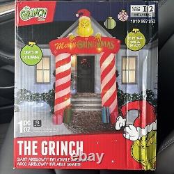 10 FT DR SEUSS GRINCH ARCHWAY Airblown Lighted Yard Inflatable NEW Gemmy