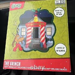 10 FT DR SEUSS GRINCH ARCHWAY Airblown Lighted Yard Inflatable NEW Gemmy