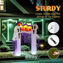 10 FT Halloween Inflatables Ghost Arch Outdoor Halloween Decoration