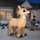 10 Ft Giant Rudolph Red Nosed Reindeer Airblown Lighted Yard Inflatable