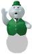 10 Ft Giant Sam The Snowman Lighted Outdoor Air Blown Inflatable Rudolph