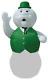 10' Sam The Snowman Rudolph Airblown Christmas Inflatable New