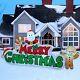 10ft Merry Christmas Inflatable Santa Led Lights Blow Up Outdoor Decorations