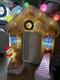 10ft Christmas Inflatable Gingerbread House Archway Cookie House Candycane Decor