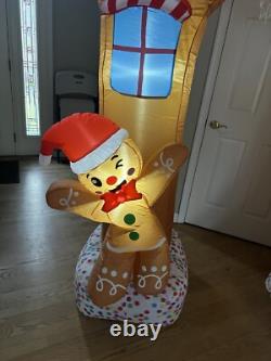 10ft Christmas Inflatable Gingerbread House Archway Cookie House Candycane Decor 10ft Christmas Inflatable Gingerbread House Archway Cookie House Candycane Decor