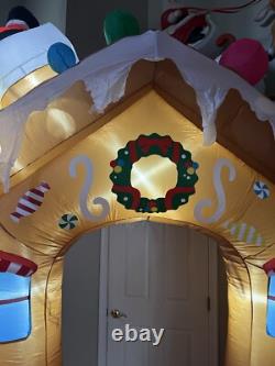 10ft Christmas Inflatable Gingerbread House Archway Cookie House Candycane Decor 10ft Christmas Inflatable Gingerbread House Archway Cookie House Candycane Decor