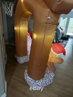 10ft Christmas Inflatable Gingerbread House Archway Cookie House Candycane Decor 10ft Christmas Inflatable Gingerbread House Archway Cookie House Candycane Decor