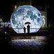 10ft Inflatable Moon Ball With Led Lights Planet Balloon For Event Party Hanging