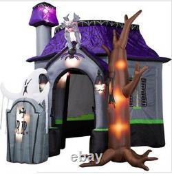 10ft NewStyle Halloween Inflatable Haunted House with Led Lights Decoration t