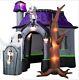 10ft Newstyle Halloween Inflatable Haunted House With Led Lights Decoration T