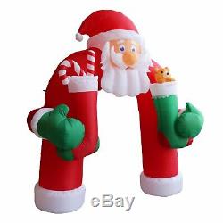 11 Christmas Huge Commercial Inflatable Santa Arch Archway Blown Air Outdoor