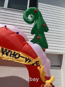 11 Ft Archway Dr. Seuss Grinch Airblown Inflatable Who-Ville Christmas Blow up