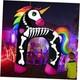 11 Ft Giant Halloween Inflatables Unicorn Arch 11ft Skeleton Unicorn Arch