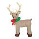 11 Ft. Giant-sized Led Fuzzy Reindeer Christmas Airblown Inflatable