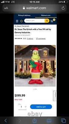 11 Ft THE GRINCH Christmas Airblown Inflatable Gemmy 2020 Holiday Sold Out