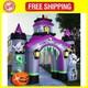 12.5 Ft Large Haunted House Castle Outdoor Halloween Arch Blow Up Yard Décor