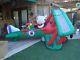 12' Animated Snoopy Woodstock Inflatabe Airplane Airblown Red Baron Yard Decor