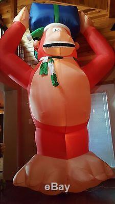 12 FT GEMMY GORILLA PROTOTYPE Airblown Lighted Yard Inflatable DONKEY KONG