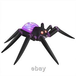 12 FT Long Halloween Inflatables Giant Purple Spider Inflatable Outdoor Hallowee