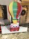 12 Ft Merry Christmas Lighted Snowman Family Hot Air Balloon Airblown Inflatable