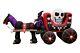 12 Foot Halloween Inflatable Air Blown Blowup Decoration Skeleton Ghost Carriage