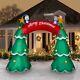 12 Ft Christmas Tree Archway Airblown Lighted Yard Inflatable Gemmy