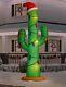 12 Ft Giant Christmas Cactus Airblown Lighted Yard Inflatable