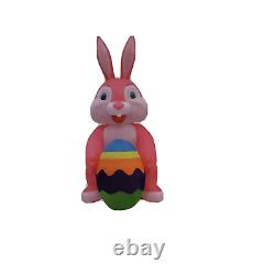 12' GIANT EASTER BUNNY Air Blown Lighted Yard Inflatable