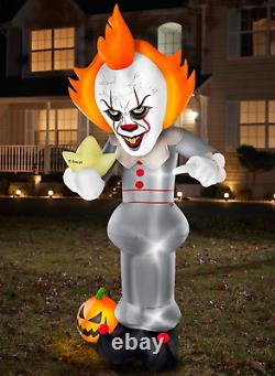 12' GIANT PENNYWISE IT Inflatable Airblown Yard Halloween Decor