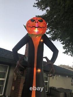 12 ft Pumpkin Reaper inflatable Phantasm- Fire & Ice effect Gemmy Halloween