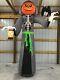 12ft Gemmy Airblown Inflatable Prototype Halloween Pumpkin Head Reaper #228867