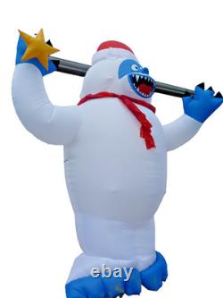 12ft Gemmy Christmas Inflatable Airblown-Bumble withSanta Hat 12ft Gemmy Christmas Inflatable Airblown-Bumble withSanta Hat