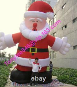 12ft giant Inflatable Hot Air Balloon Santa Claus with UL blower, outdoor use