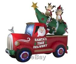 13' COLOSSAL SANTA'S TREE DELIVERY SERVICE Christmas Airblown Yard Inflatable