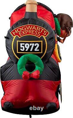 13' GEMMY HARRY POTTER HOGWARTS EXPRESS TRAIN Airblown Lighted Yard Inflatable