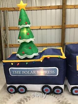 14ft Gemmy Airblown Inflatable Prototype Christmas Colossal Polar Express#115491