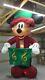 14ft Gemmy Airblown Inflatable Prototype Christmas Mickey Withcaroling Book#111855