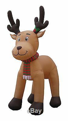 15 FOOT Christmas Inflatable Reindeer Moose Outdoor Garden Decoration Balloon