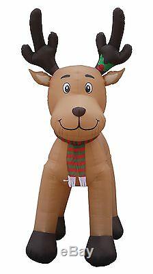 15 FOOT Christmas Inflatable Reindeer Moose Outdoor Garden Decoration Balloon