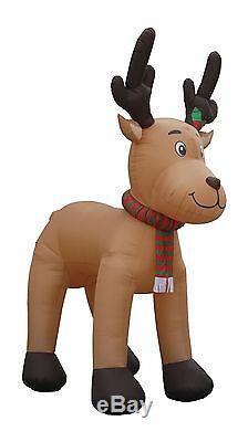 15 FOOT Christmas Inflatable Reindeer Moose Outdoor Garden Decoration Balloon