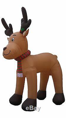 15 FOOT Christmas Inflatable Reindeer Moose Outdoor Garden Decoration Balloon