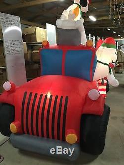 15ft Gemmy Airblown Inflatable Christmas Animated Fire Engine Prototype