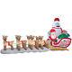 16.5 Ft Rudolph & Friends On Giant Sleigh Airblown Yard Inflatable