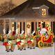 16 Ft Colossal Santa Sleigh & Reindeer Airblown Yard Inflatable