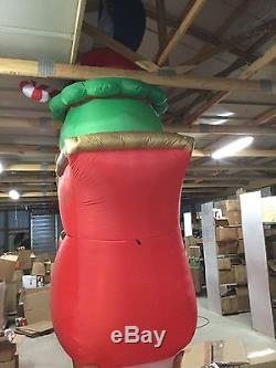 16ft Gemmy Airblown Inflatable Christmas Colossal Santa In Sleigh Prototype