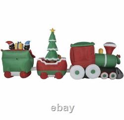 17 FT COLOSSAL SANTA'S TRAIN Christmas Airblown Lighted Yard Inflatable